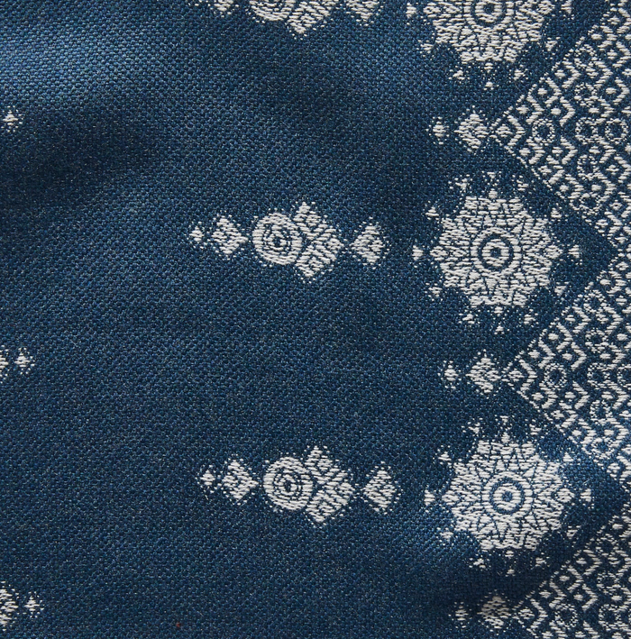 Dekowe Carmania Pillow Cover In Indigo Indoor Outdoor Pillows Peter Dunham Textiles