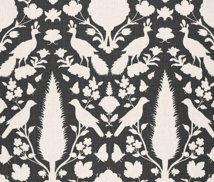 Dekowe Chenonceau Pillow Cover In Charcoal Schumacher Textiles