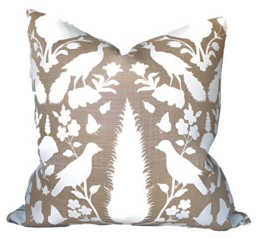 dekowe Chenonceau Pillow Cover in Fawn Schumacher Textiles