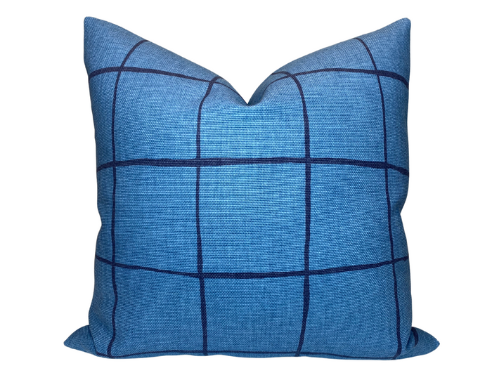 dekowe Coquette Pillow Cover in Blue Kelly Wearstler Textiles