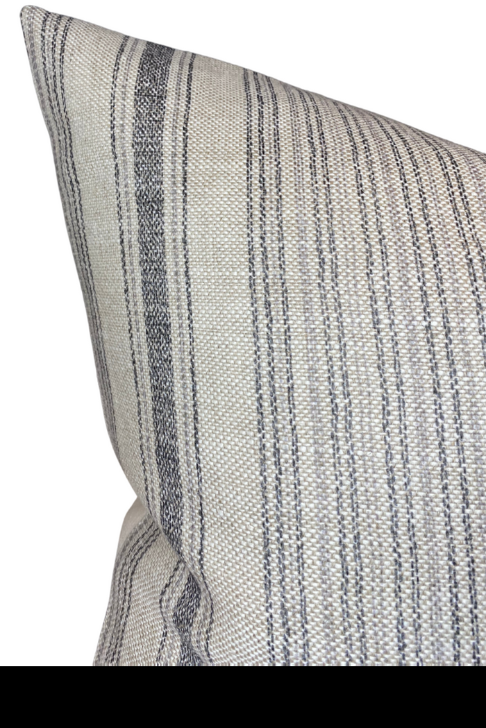 Dekowe Dash Pillow Cover In Jet McLaurin + Piercy Textiles