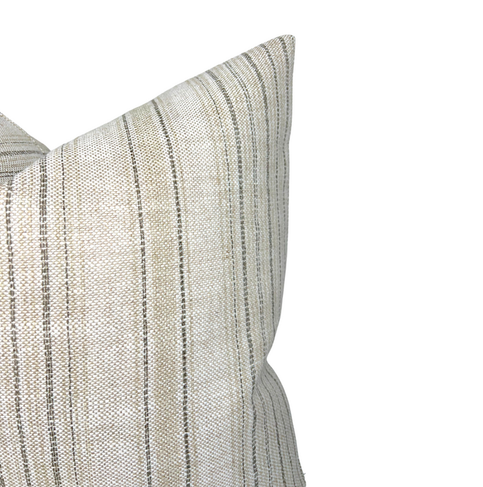 Dekowe Dash Pillow Cover In Sand McLaurin + Piercy Textiles