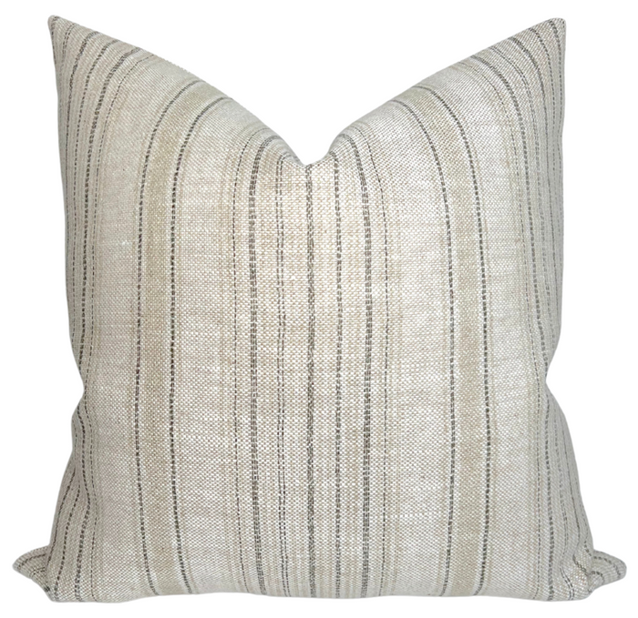 dekowe Dash Pillow Cover in Sand McLaurin + Piercy Textiles