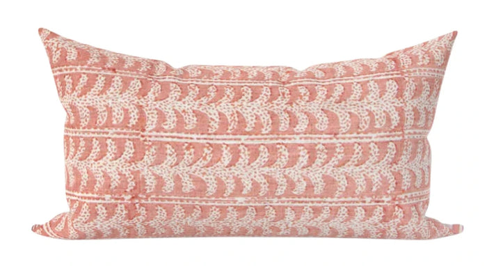 dekowe 12x20 Luxor Pillow Cover in Guava