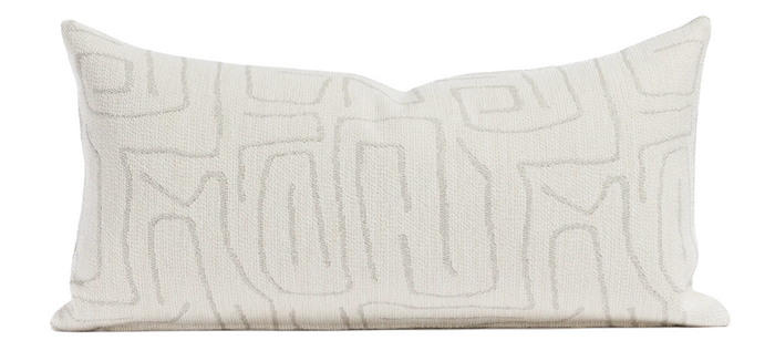 dekowe Abstract Pillow Cover in Natural