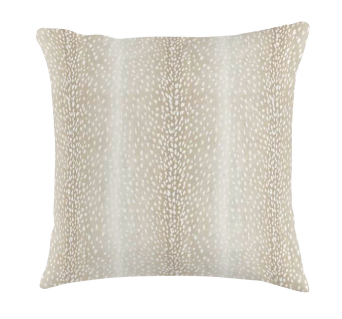 dekowe Antelope Pillow Cover in Fawn Brown