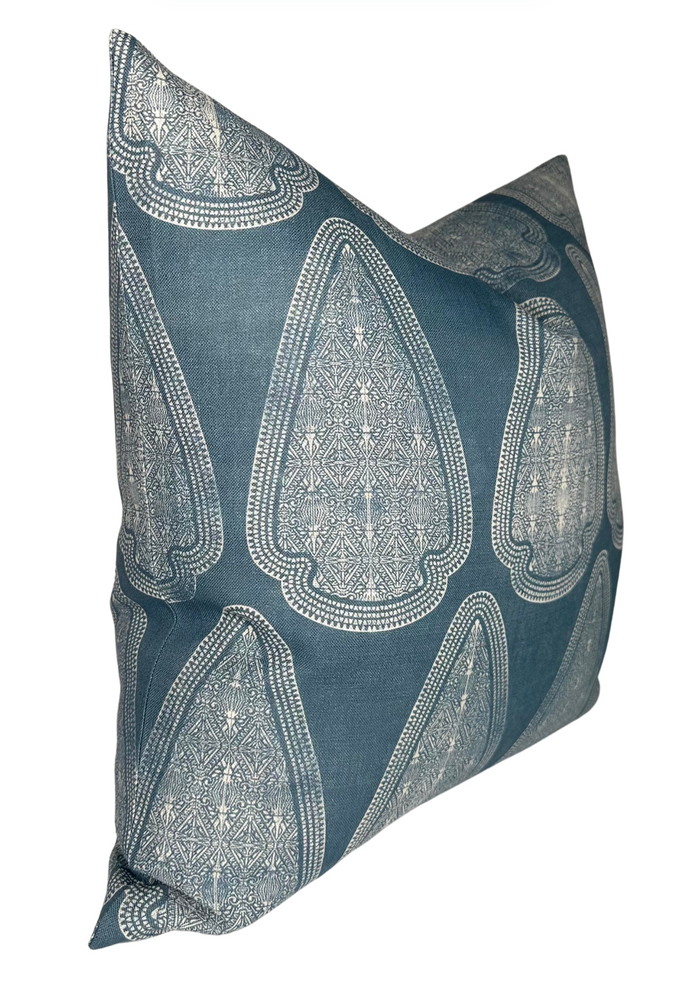 Dekowe Artemis Pillow Cover In Lake Blue