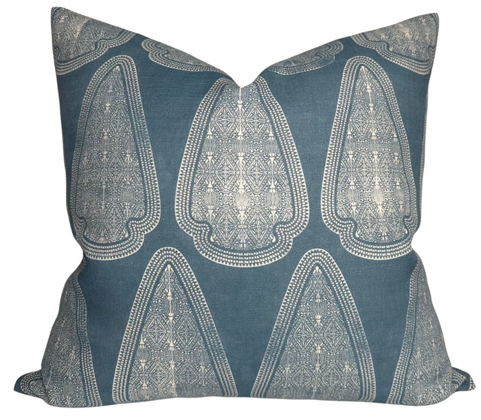 dekowe Artemis Pillow Cover in Lake Blue