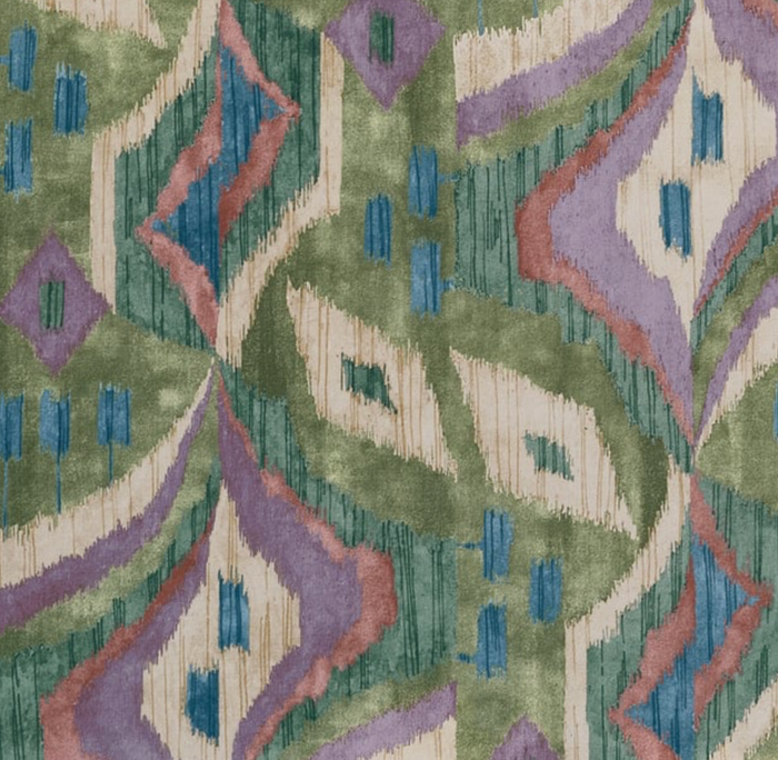 Dekowe Artesian Velvet Pillow Cover In Wild Sage