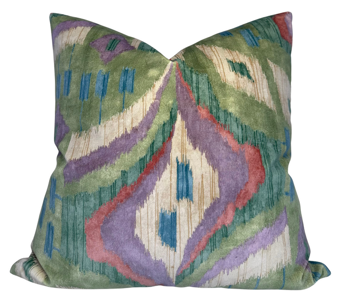 dekowe Artesian Velvet Pillow Cover in Wild Sage