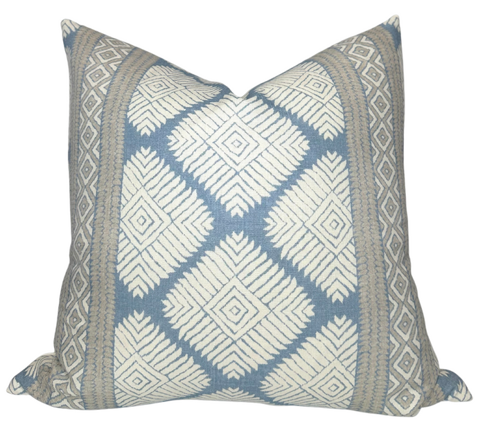 dekowe Austin Pillow Cover in Blue