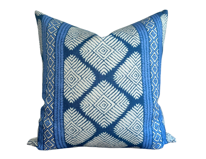 dekowe Austin Pillow Cover in Navy Blue