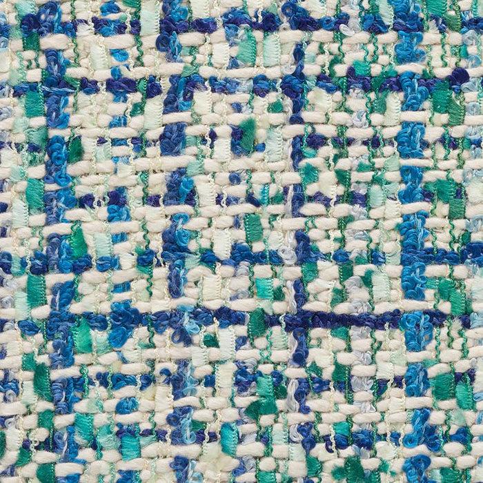 Dekowe Babe's Tweed Pillow Cover In Blue + Green