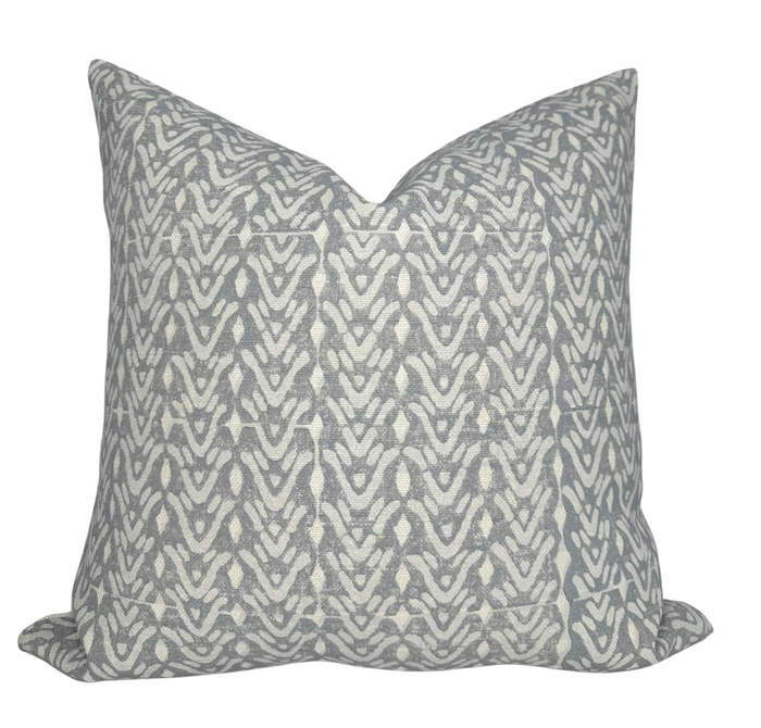 dekowe Bellflower Pillow Cover in Cadet