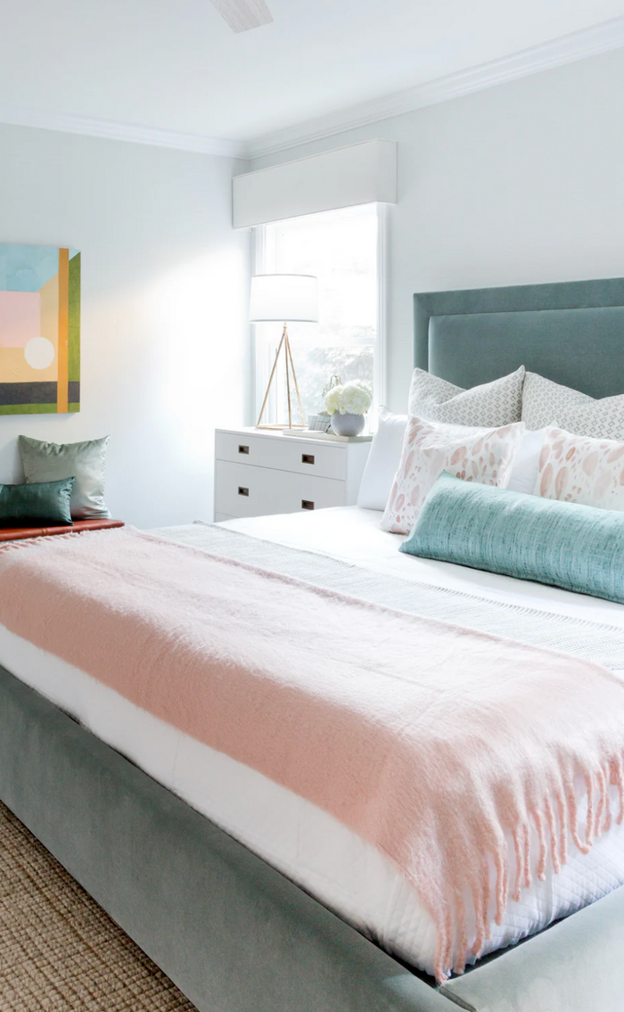 Dekowe Blooms Pillow Cover In Blushing Taupe