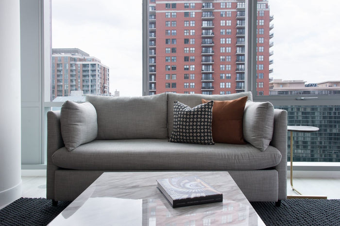 Dekowe BOGO Pillow Cover In Pavement Black