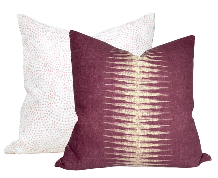 Dekowe Cadiz Pillow Cover In Blush