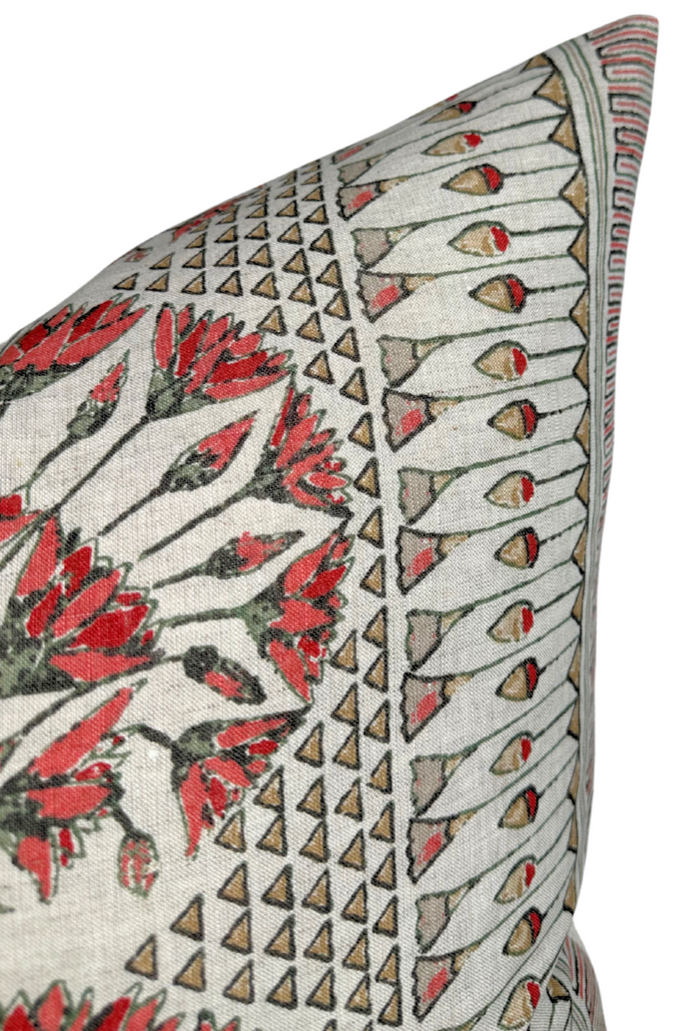 Dekowe Cairo Pillow Cover In Coral