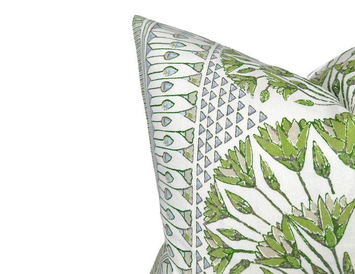 Dekowe Cairo Pillow Cover In Green