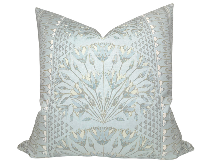 dekowe Cairo Pillow Cover in Spa Blue