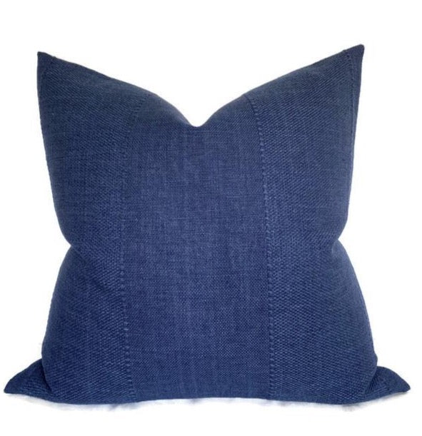 dekowe Cerave Pillow Cover in Indigo Blue