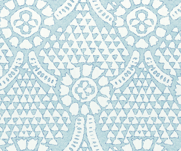 Dekowe Chamomile Pillow Cover In Spa Blue