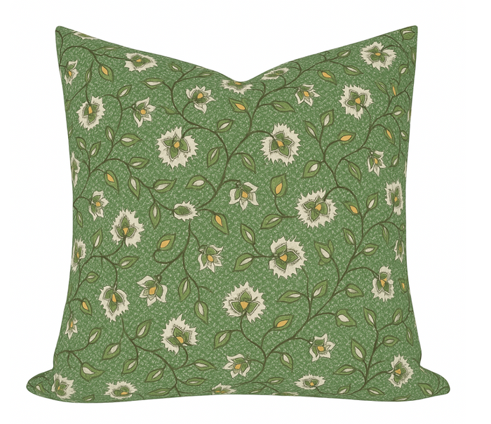 dekowe Chelsea Pillow Cover in Emerald