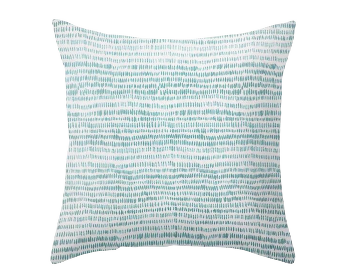 dekowe Dashes Pillow Cover in Pale Marine