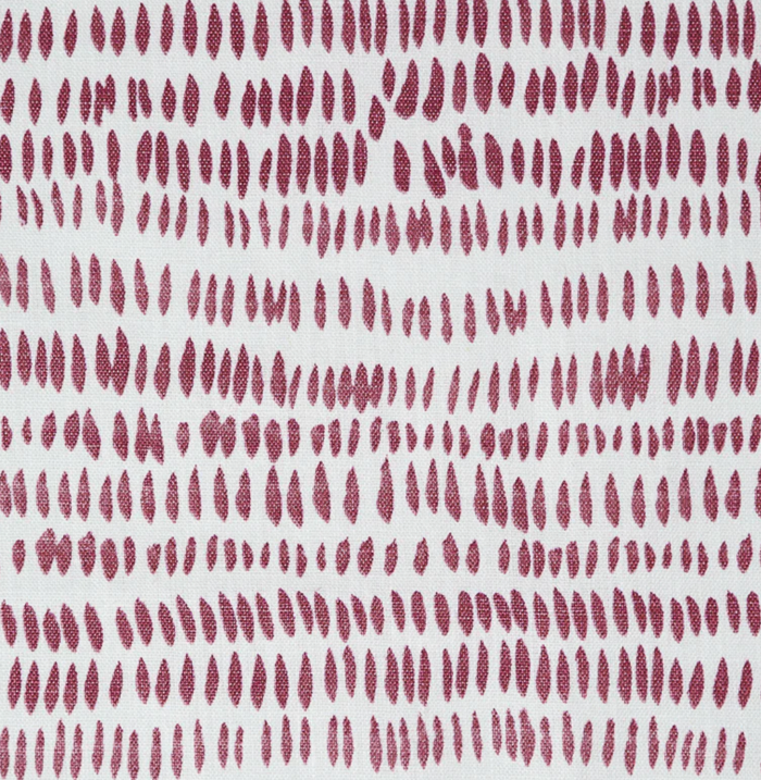 Dekowe Dashes Pillow Cover In Ruby