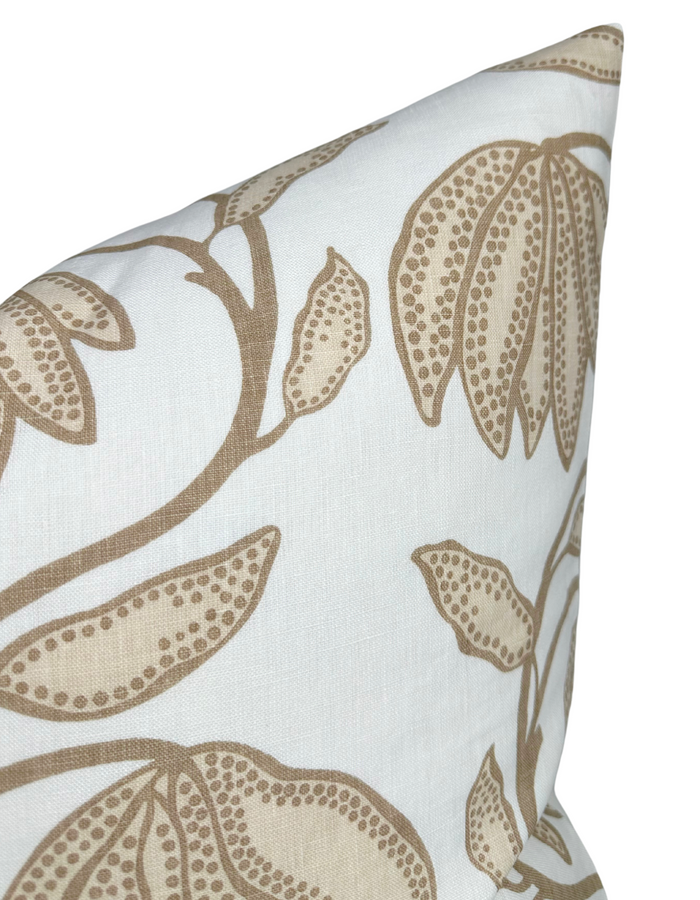 Dekowe Desert Floral Pillow Cover In Birch Natural