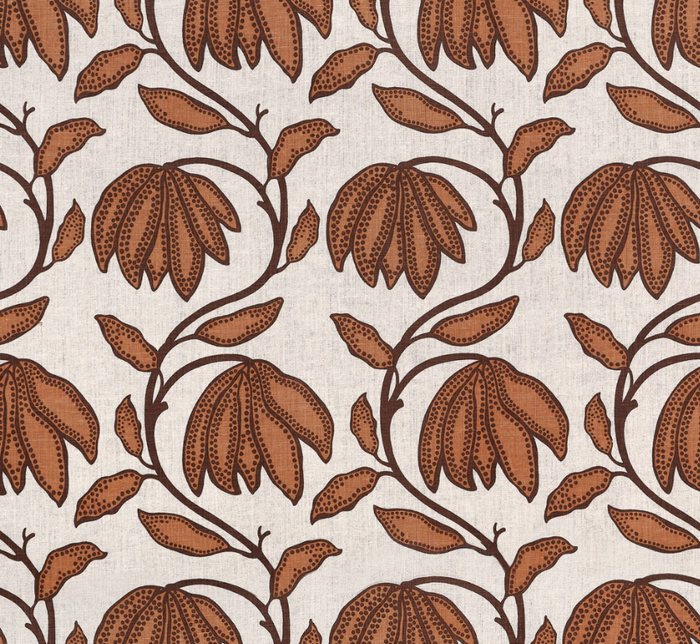 Dekowe Desert Floral Pillow Cover In Ochre