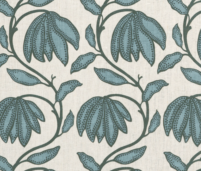 Dekowe Desert Floral Pillow Cover In Wild Sage