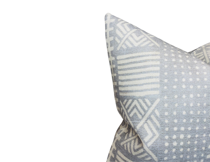 Dekowe Dove Dots Pillow Cover In Grey