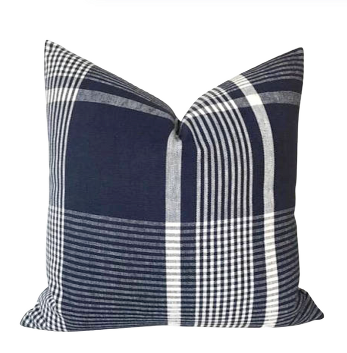 dekowe Exodus Pillow Cover in Navy Blue