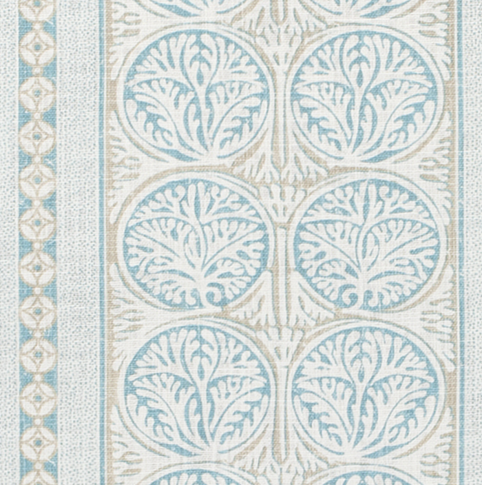 dekowe Fair Isle Pillow Cover in Aqua