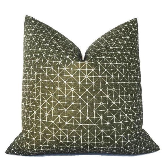 dekowe Fano Pillow Cover in Green
