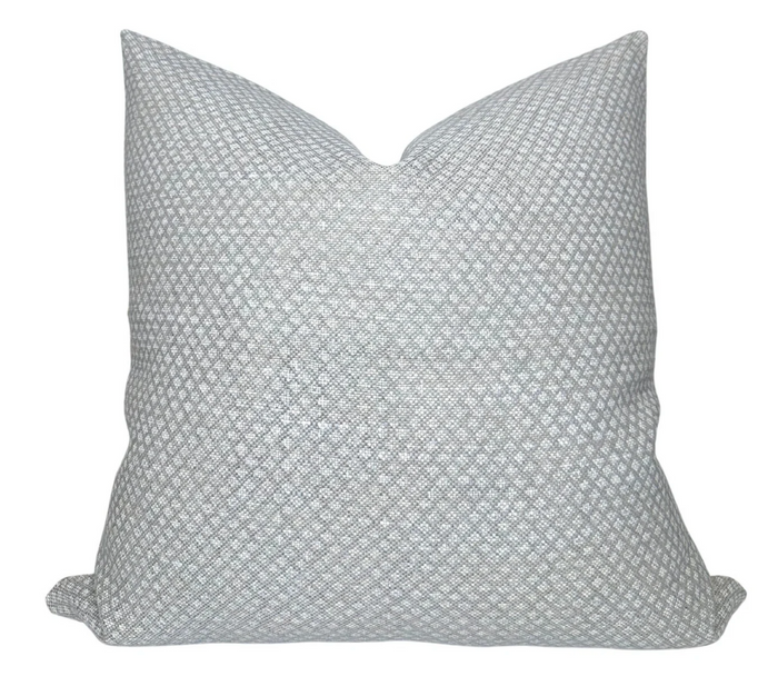 dekowe Figured Pillow Cover in Blue