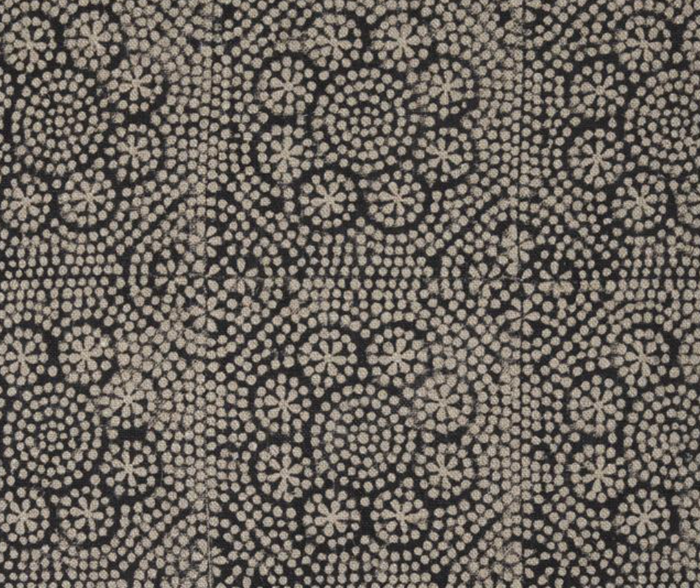 Dekowe Floral Pillow Cover In Noir