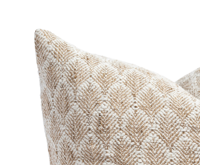 Dekowe Gibson Floral Pillow Cover In Natural