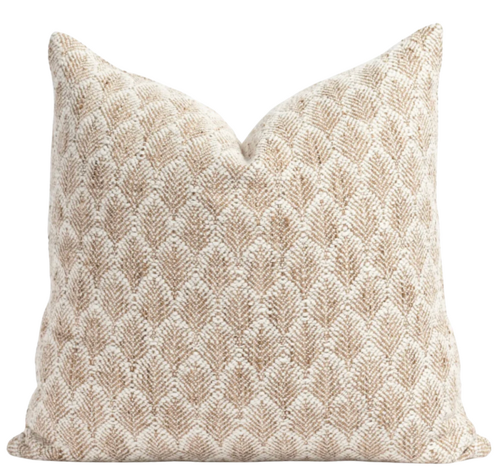 dekowe Gibson Floral Pillow Cover in Natural
