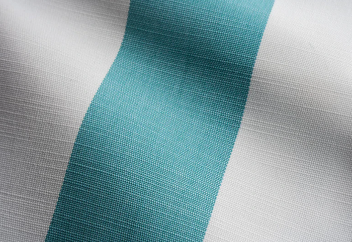 Dekowe Go To Stripe Pillow Cover In Bahama Mama