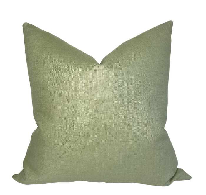 dekowe Green Linen Pillow Cover