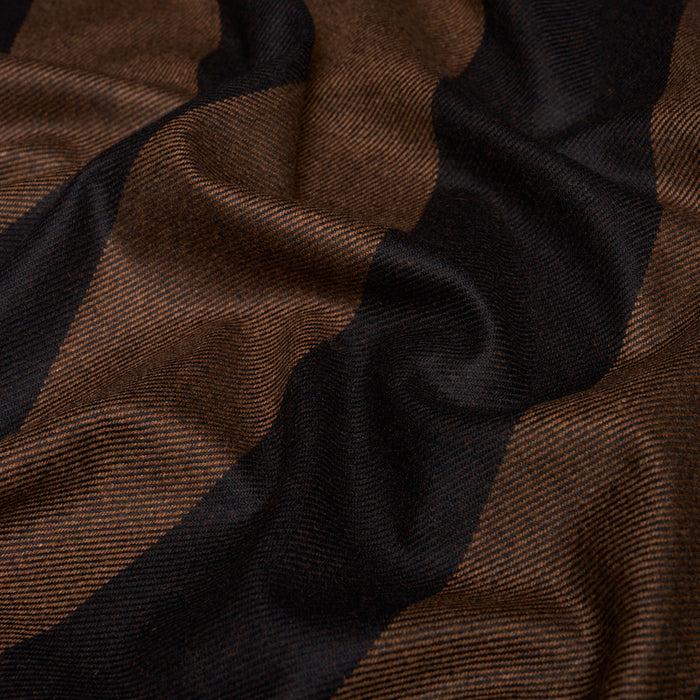Dekowe Hemlock Woven Pillow Cover In Java Brown