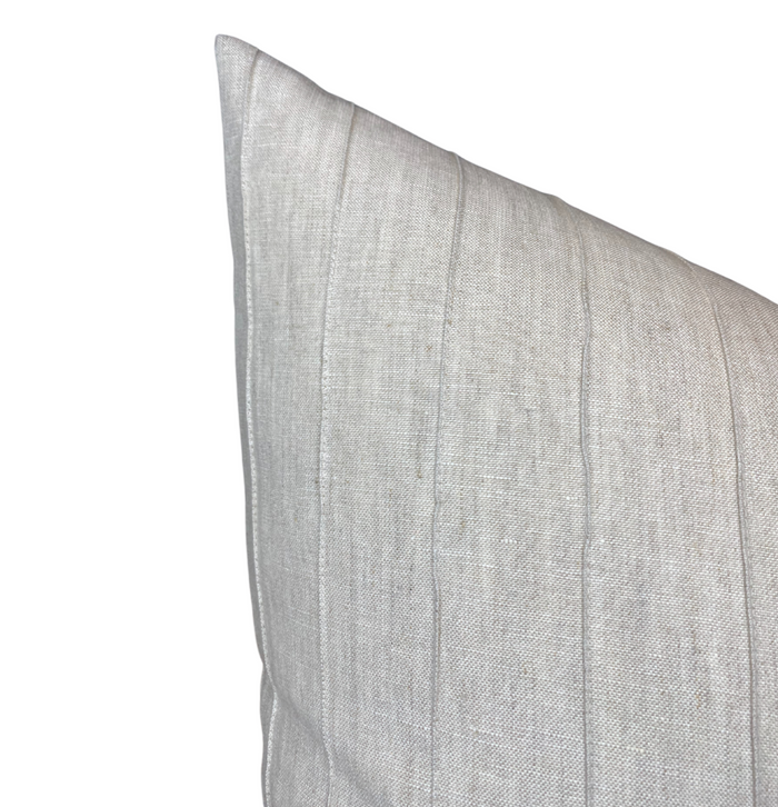 Dekowe Hillstripe Pillow Cover In Khaki
