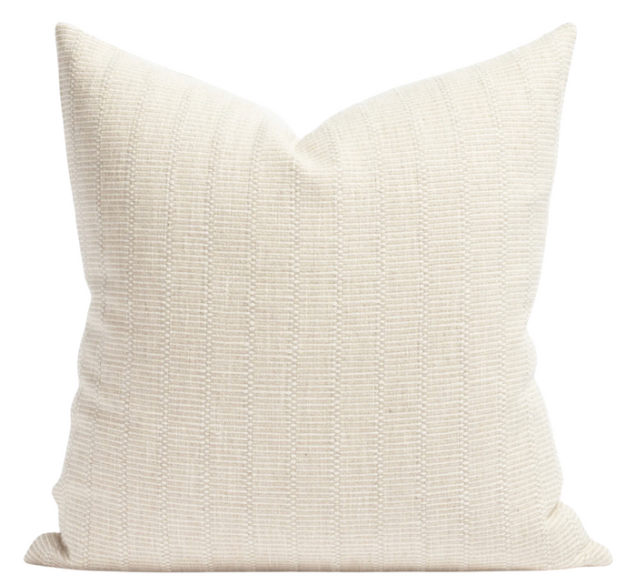 dekowe Horizon Striped Pillow Cover in Natural