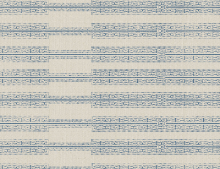 Dekowe Indro Pillow Cover In Lake On Natural