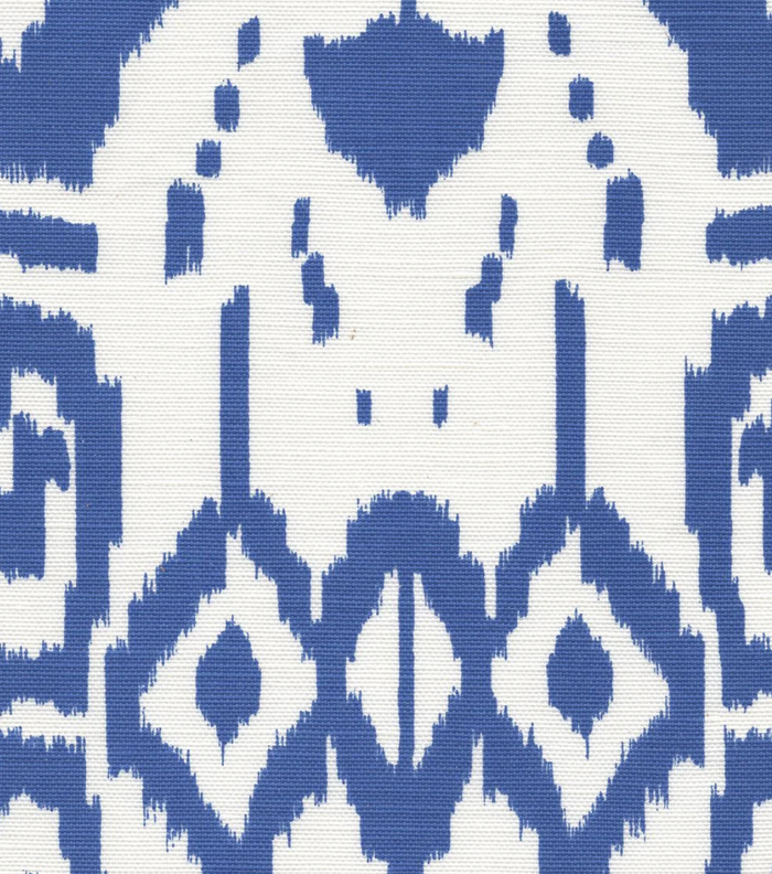 Dekowe Island Ikat Pillow Cover In Royal Blue