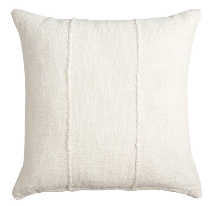 dekowe Ivory Mudcloth Pillow Cover