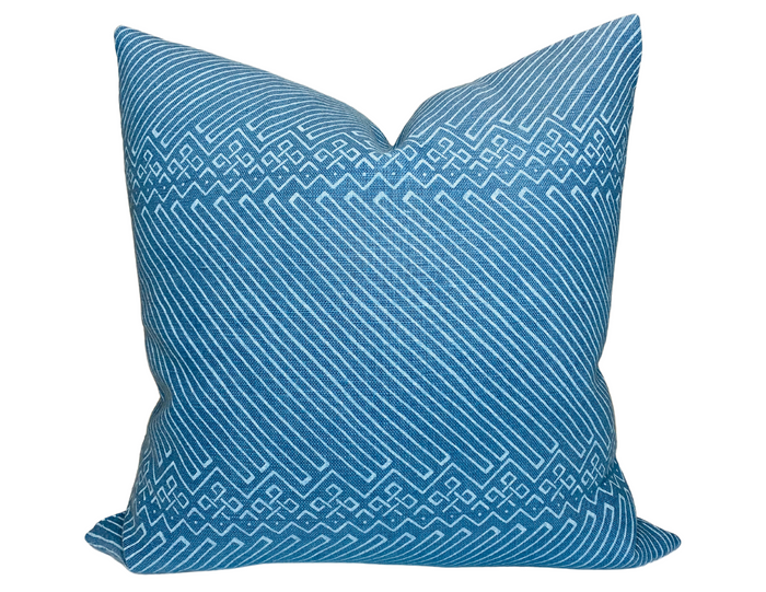 dekowe Jacinto Pillow Cover in Stone Indigo