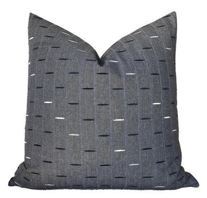 dekowe Jude Pillow Cover in Navy Designer Pillow